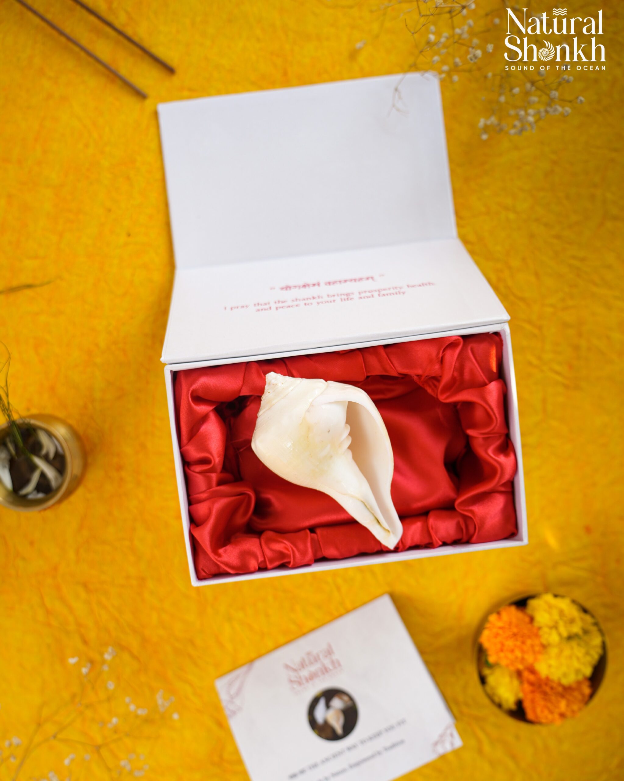 Padam rare shankh packeging