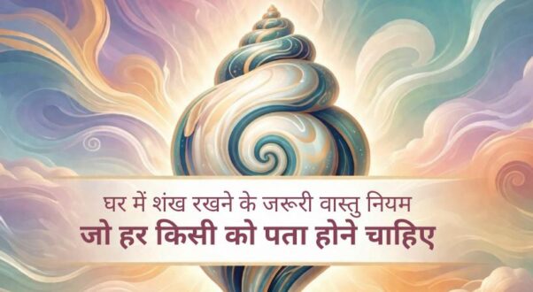 घर में शंख रखने के नियम